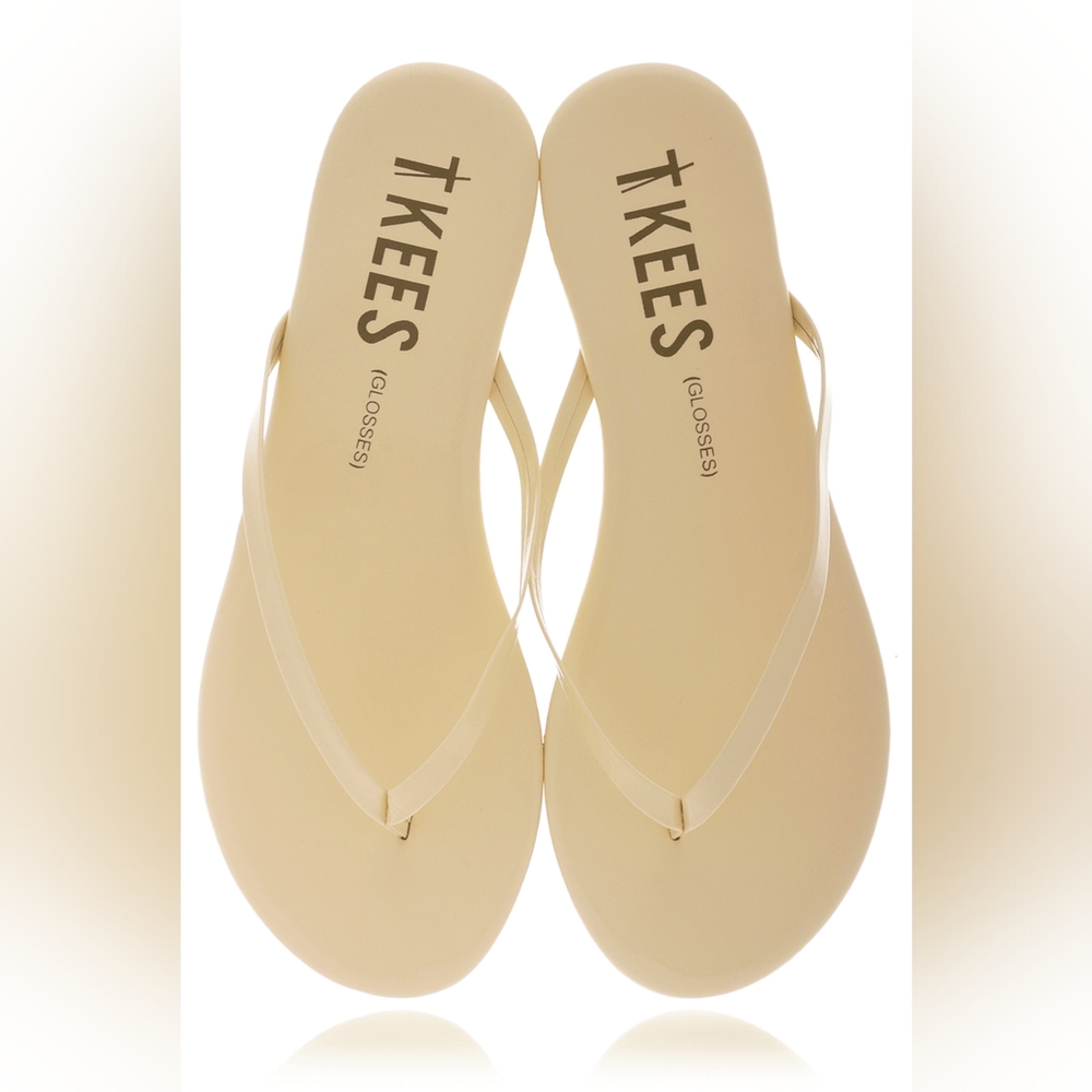 TKEES Women's Cream Sandals